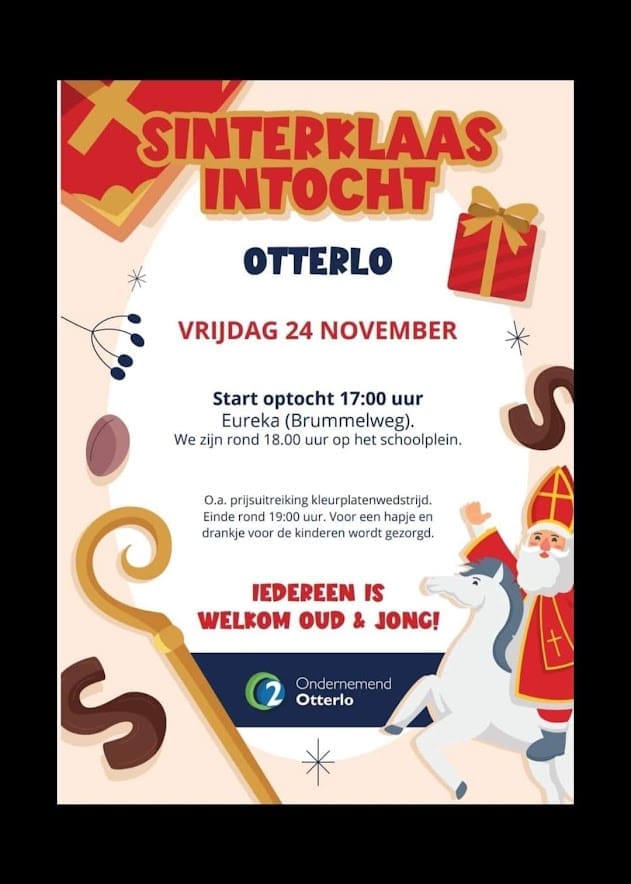 Sinterklaas intocht Otterlo 24 november 2023